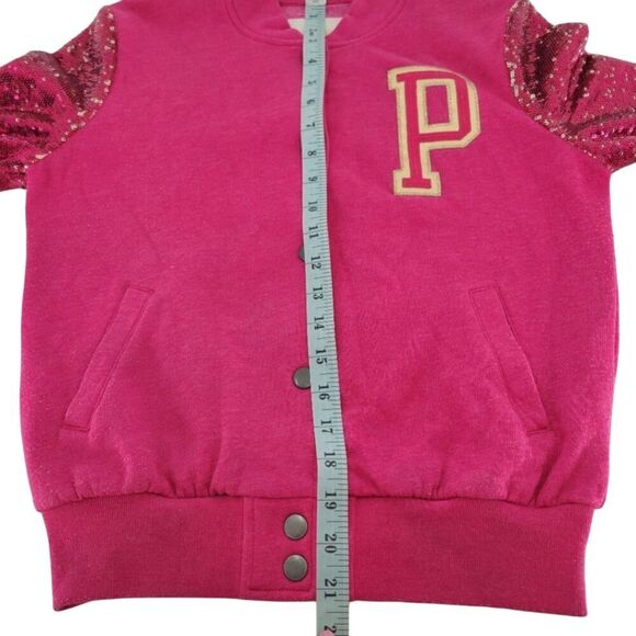Victoria's Secret PINK Rare Limited Edition 2012 Sequin Varsity Jacket XS - Picture 12 of 16